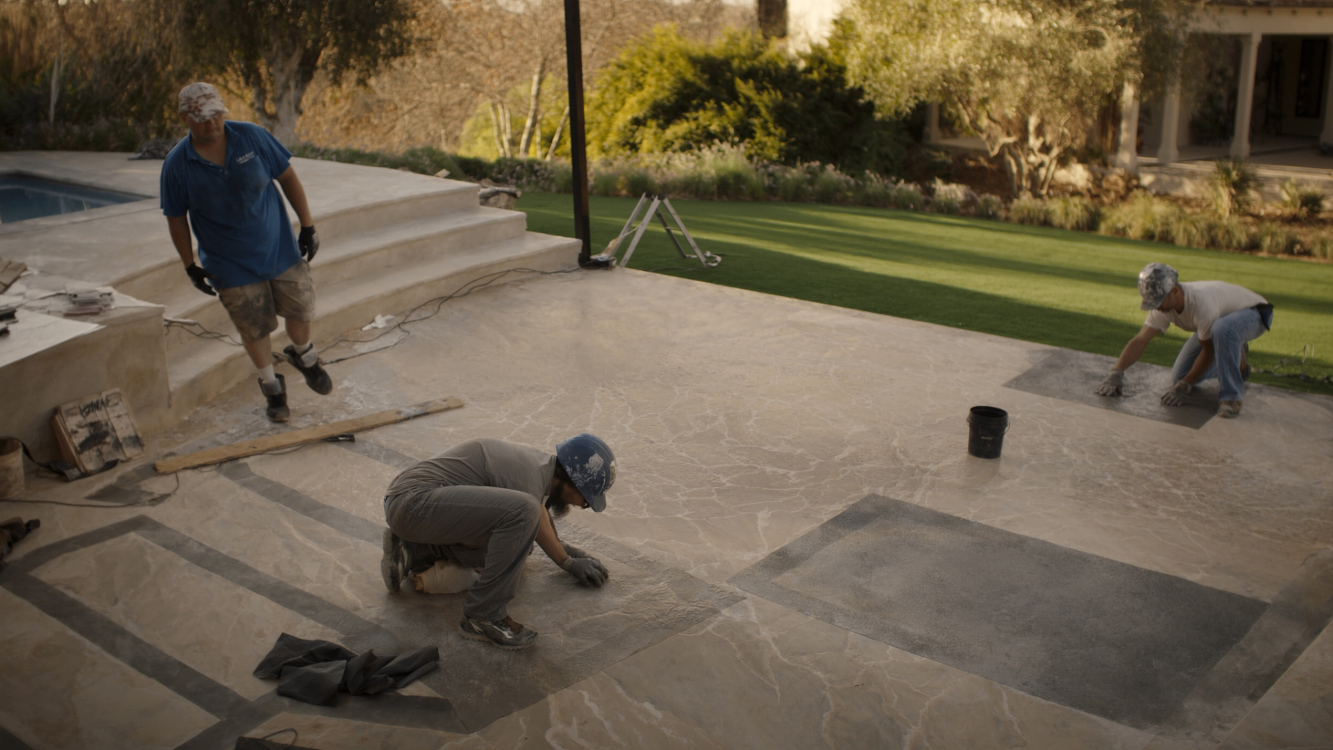 Stamped Patio